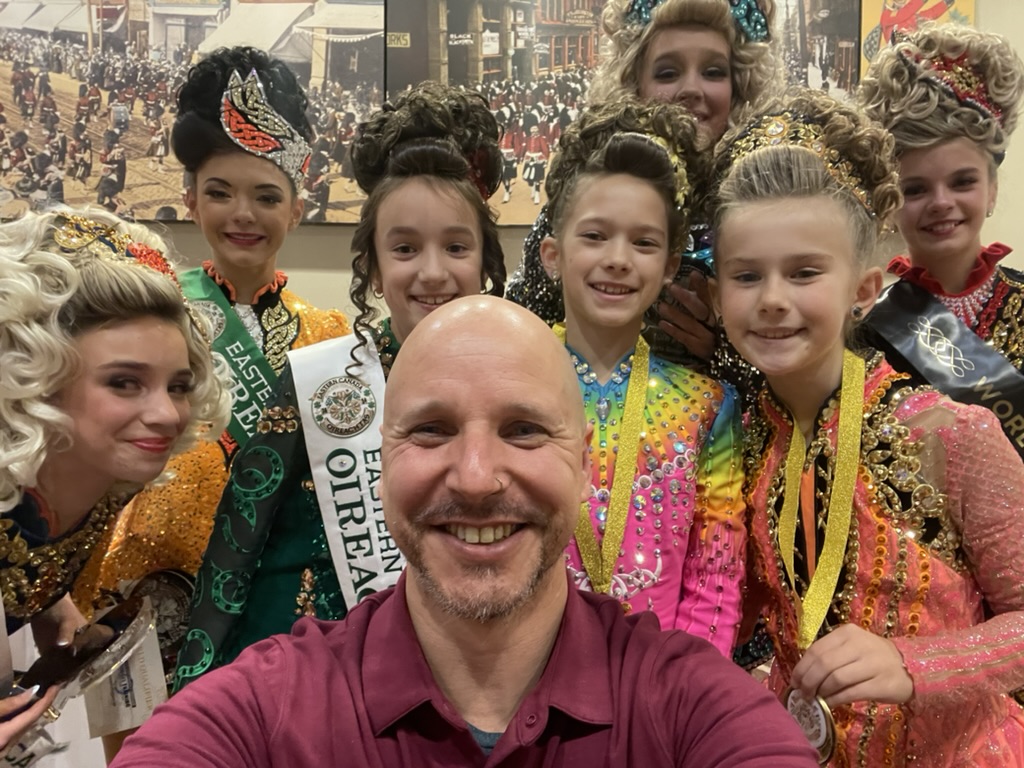 Cornell dancers with their Oireachtas medals
